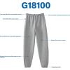 imageGildan Adult Fleece Elastic Bottom Sweatpants with Pockets Style G18100Black