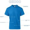 imageGildan Adult Heavy Cotton TShirt Style G5000 MultipackCarolina Blue 2pack