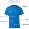 imageGildan Adult Heavy Cotton TShirt Style G5000 MultipackPurple 10pack