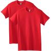 imageGildan Adult Heavy Cotton TShirt Style G5000 MultipackRed 2pack