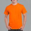 imageGildan Adult Heavy Cotton TShirt Style G5000 MultipackSafety Orange 2pack