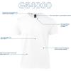 imageGildan Adult Softstyle Cotton TShirt Style G64000 MultipackWhite  Case of 72