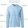 imageGildan Adult Ultra Cotton Long Sleeve TShirt Style G2400 MultipackAsh Grey 12pack