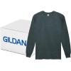 imageGildan Adult Ultra Cotton Long Sleeve TShirt Style G2400 MultipackDark Heather 36pack