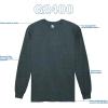 imageGildan Adult Ultra Cotton Long Sleeve TShirt Style G2400 MultipackDark Heather 36pack