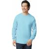 imageGildan Adult Ultra Cotton Long Sleeve TShirt Style G2400 MultipackLight Blue 2pack