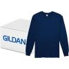 imageGildan Adult Ultra Cotton Long Sleeve TShirt Style G2400 MultipackNavy 72pack