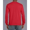 imageGildan Adult Ultra Cotton Long Sleeve TShirt Style G2400 MultipackRed 2pack