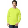 imageGildan Adult Ultra Cotton Long Sleeve TShirt Style G2400 MultipackSafety Green 3pack