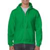 imageGildan Fleece Zip Hoodie Sweatshirt Style G18600 MultipackIrish Green