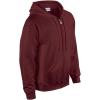 imageGildan Fleece Zip Hoodie Sweatshirt Style G18600 MultipackMaroon