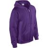 imageGildan Fleece Zip Hoodie Sweatshirt Style G18600 MultipackPurple