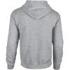 imageGildan Fleece Zip Hoodie Sweatshirt Style G18600 MultipackSport Grey