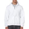 imageGildan Fleece Zip Hoodie Sweatshirt Style G18600 MultipackWhite