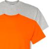 imageGildan Hammer Adult TShirt 2Pack Style GH000AshSafety Orange
