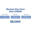 imageGildan Heavy Blend Fleece Blanket Style G18900 Sport Grey 50quot x 60quotBlack