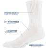 imageGildan Mens Active Cotton Crew Socks 10pairsWhite