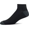 imageGildan Mens Polyester Half Cushion Low Cut Socks 12packBlack
