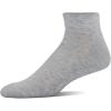 imageGildan Mens Polyester Half Cushion Low Cut Socks 12packGrey