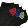 imageGildan Mens Polyester Half Cushion No Show Socks 12packAssorted