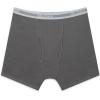 imageGildan Mens Underwear Boxer Briefs MultipackMixed Blue 5pack  Shorter Length