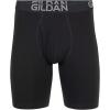 imageGildan Mens Underwear Cotton Stretch Boxer Briefs MultipackBlack Soot 4pack  Long Leg