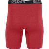 imageGildan Mens Underwear Cotton Stretch Boxer Briefs MultipackBlkHeather NavyStripeHeather Red 4pack  Long Leg