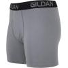imageGildan Mens Underwear Cotton Stretch Boxer Briefs MultipackGrey FlannelBlack Soot 5pack  Regular Leg