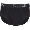 imageGildan Mens Underwear Cotton Stretch Briefs 5PackBlack Soot 5pack