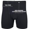 imageGildan Mens Underwear Covered Waistband Boxer Briefs MultipackBlackGarnetGraphite 10pack