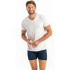 imageGildan Mens VNeck TShirts Multipack Style G1103NavyCharcoalCardinal Red 5pack