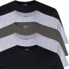 imageGildan Platinum Mens Crew TShirtsAssorted BlackGrey 4pack