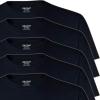 imageGildan Platinum Mens Crew TShirtsBlack 5pack