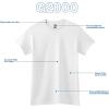 imageGildan Unisex Adult Ultra Cotton TShirt Style G2000 MultipackWhite 72pack