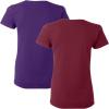 imageGildan Womens Heavy Cotton TShirt Style G5000L 2Pack1 Purple  1 Maroon