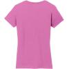 imageGildan Womens Heavy Cotton VNeck TShirt 2Pack1 Azalea  1 Black