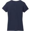 imageGildan Womens Heavy Cotton VNeck TShirt 2Pack1 Navy  1 Heliconia