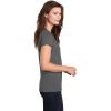 imageGildan Womens Heavy Cotton VNeck TShirt 2PackAzaleacharcoal