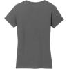 imageGildan Womens Heavy Cotton VNeck TShirt 2PackAzaleacharcoal