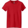 imageGildan Womens Softstyle Cotton TShirt Style G64000l MultipackReddarkheather