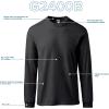 imageGildan Youth Ultra Cotton Long Sleeve TShirt Style G2400B 2PackBlack