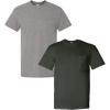 (1) Graphite Heather + (1) Forest Green