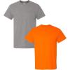 (1) Graphite Heather + (1) Safety Orange