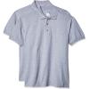 imageGildan Adult Ultra Cotton Pique Sport Shirt Style G3800 2PackRose Sport Grey