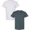 (1) Ash Grey + (1) Dark Heather