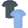 (1) Dark Heather + (1) Carolina Blue