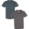 (1) Dark Heather + (1) Charcoal