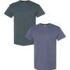 (1) Dark Heather + (1) Heather Navy