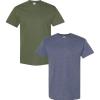 (1) Military Green + (1) Heather Navy