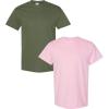 (1) Military Green + (1) Light Pink